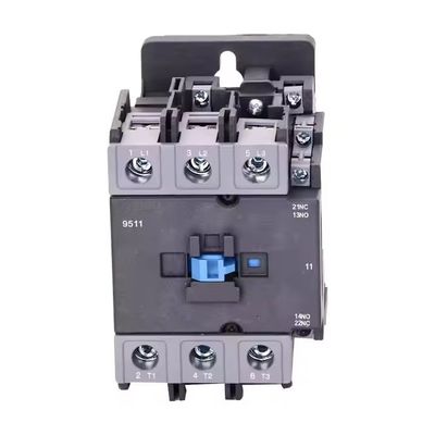 3 Pole 125A AC Contactor With 3 Auxiliary Contacts IP20 Rated Screw Or DIN Rail Mount