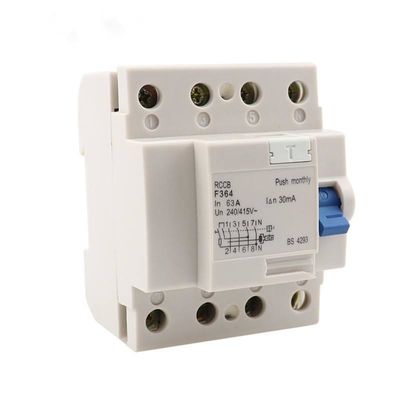 F360 F362 F364 Mini Residual Current Circuit Breaker 30mA 16A 25A 32A 2p 4p