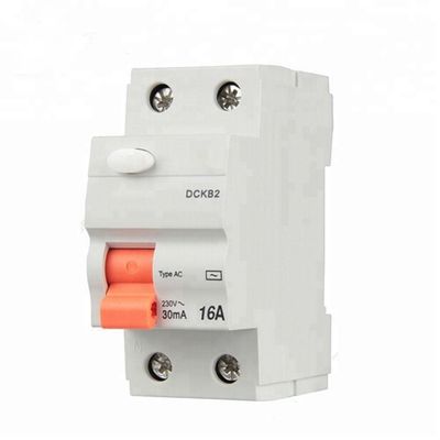 CA corrente residuo DCKB 30ma 16a 2p RCCB 4 Pali di Mini Circuit Breaker Type