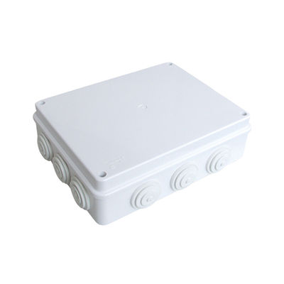 Recinzione impermeabile elettrica 85*85*50mm del contenitore IP65 di ABS bianco