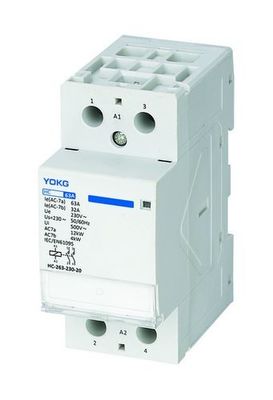 63A corrente nominale Contattore a corrente alternata Silver Point con impulso nominale 4KV resistenza tensione