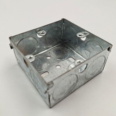Colore d'argento d'acciaio galvanizzato elettrico della scatola di giunzione BS4662 3*6 3*3